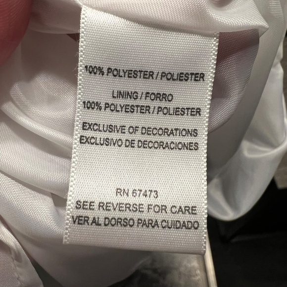 👗|•DANNY AND NICOLE•| Pretty Black & White Fit & Flare Dress Size 12 - Picture 11 of 14